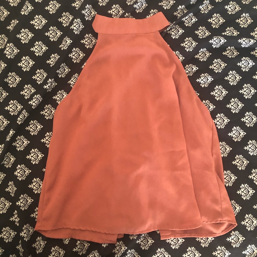 Open Back Halter Top Size Medium